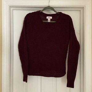 Purple Knit Sweater